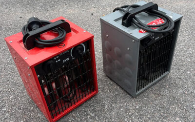 Bygg/Värmefläkt 2Kw – olika fabrikat – 4 st